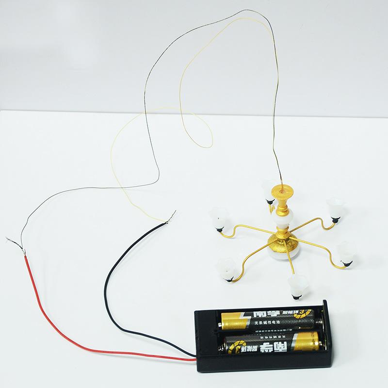 Phụ Kiện Mô Hình Đèn Chùm Phòng Khách Mini 6 Bóng 3V (MH-94)