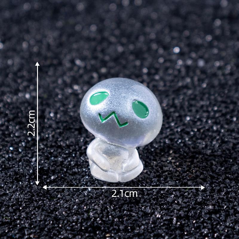 Tiểu cảnh alien mini phát sáng DIY, phụ kiện tiểu cảnh mini resin treo bàn garden cute (ZC-1404)
