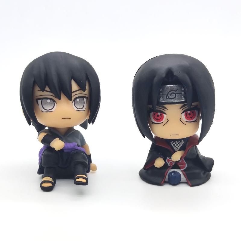2 bộ đồ chơi tay Fire Naruto, nhân vật hoạt hình, Sasuke Blood Sharingan Mōryō bộ đồ trang trí. ZZ-663