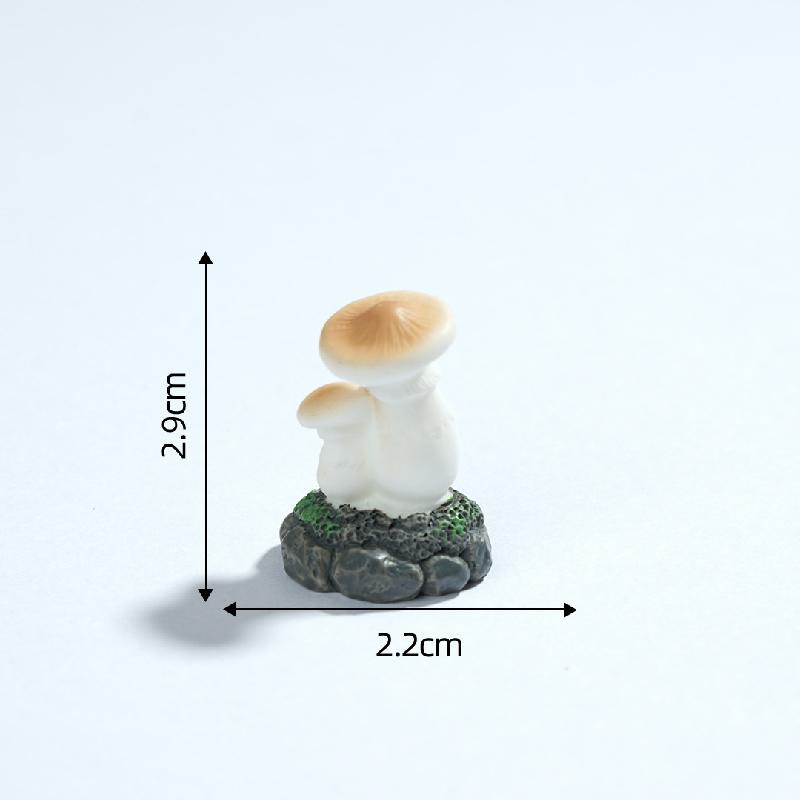 Tiểu cảnh nấm dễ thương, sân vườn DIY, phụ kiện bàn tiểu cảnh mini đáng yêu (ZC-506)