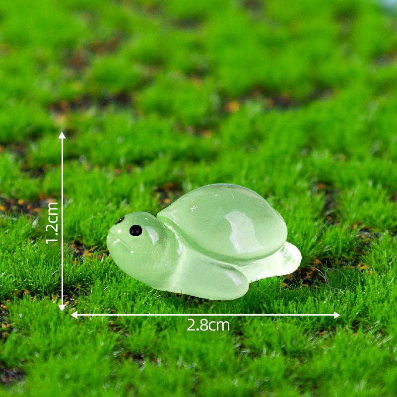 Tiểu cảnh mèo & thỏ phát sáng DIY, phụ kiện tiểu cảnh mini resin treo bàn garden đáng yêu cute (ZC-1439)