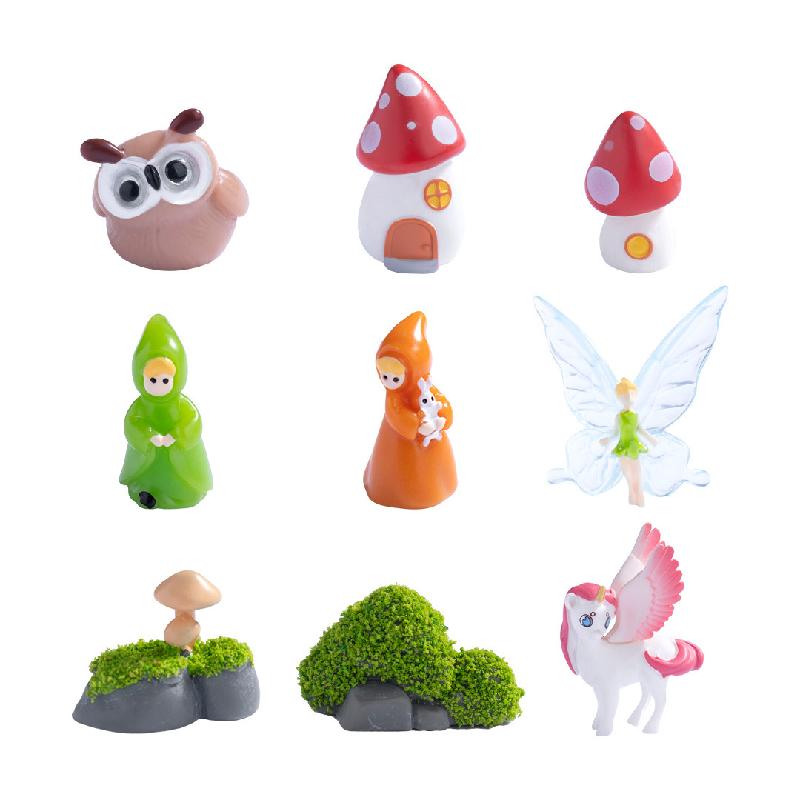 Tiểu cảnh kỳ lân, tinh linh, sân vườn DIY, phụ kiện bàn tiểu cảnh mini dễ thương (ZC-272)