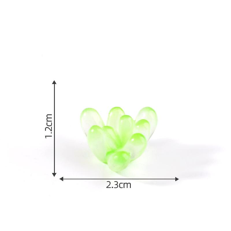 Tiểu cảnh sen đá phát sáng DIY, phụ kiện tiểu cảnh mini chậu hoa bàn đáng yêu (ZC-902)