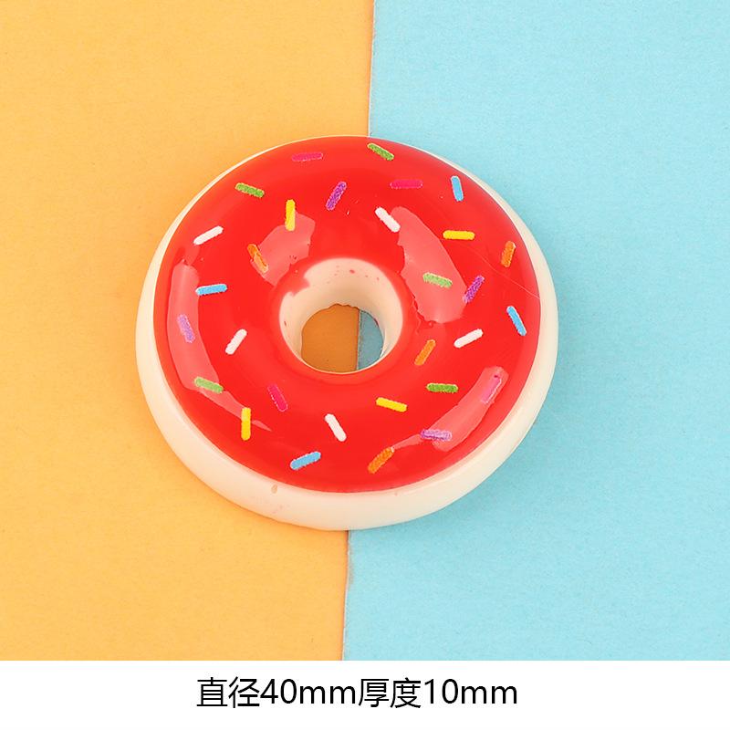 仿真食完树脂甜甜圈diy奶油胶文具盒手机壳饰品手工材料配件批发