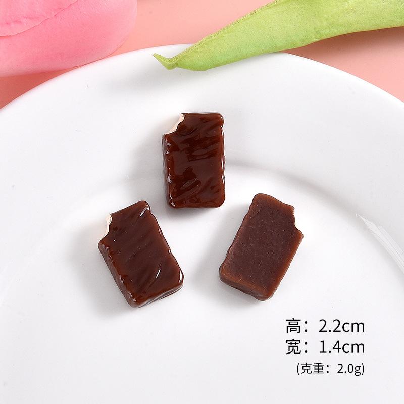 Tiểu cảnh chocolate DIY, phụ kiện handmade mini, fridge magnet, craft cute (ZC-1104)