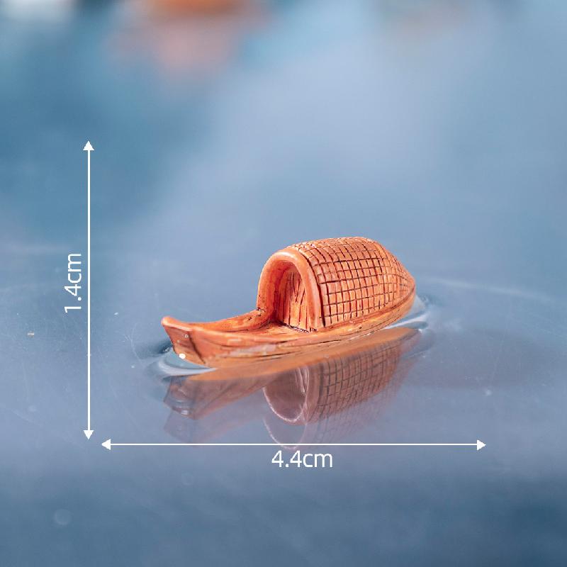 Tiểu cảnh thuyền, tàu nhỏ, thuyền cổ phong, DIY, phụ kiện bàn resin mini sáng tạo (ZC-122)