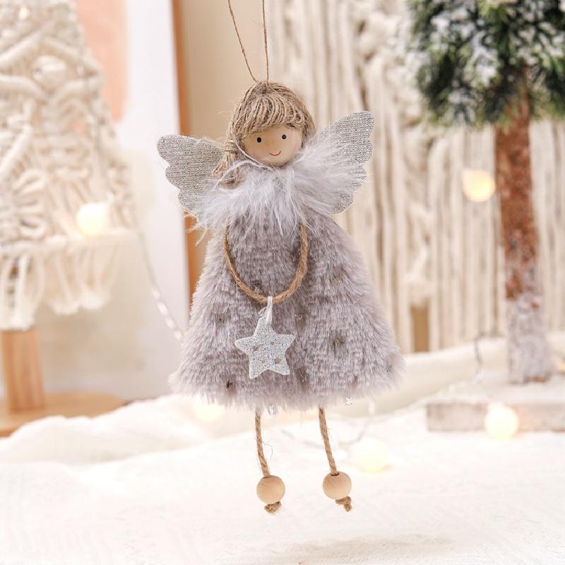 Trang Trí Noel Móc treo bé thiên thần Giáng Sinh, trang trí cây thông Noel, đồ decor dễ thương cho không gian lễ hội