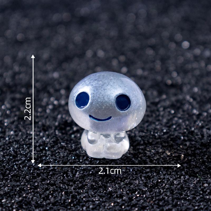 Tiểu cảnh alien mini phát sáng DIY, phụ kiện tiểu cảnh mini resin treo bàn garden cute (ZC-1404)