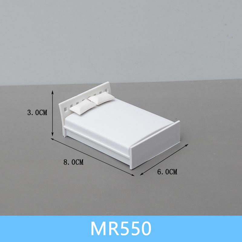 Sofa Giường Mini Mô Hình Nội Thất Tỷ Lệ 1:25 (MH-101)