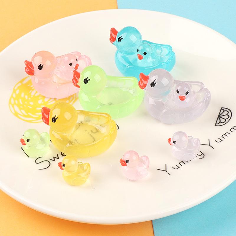 Charm vịt phát sáng DIY trang trí điện thoại (FF-379)