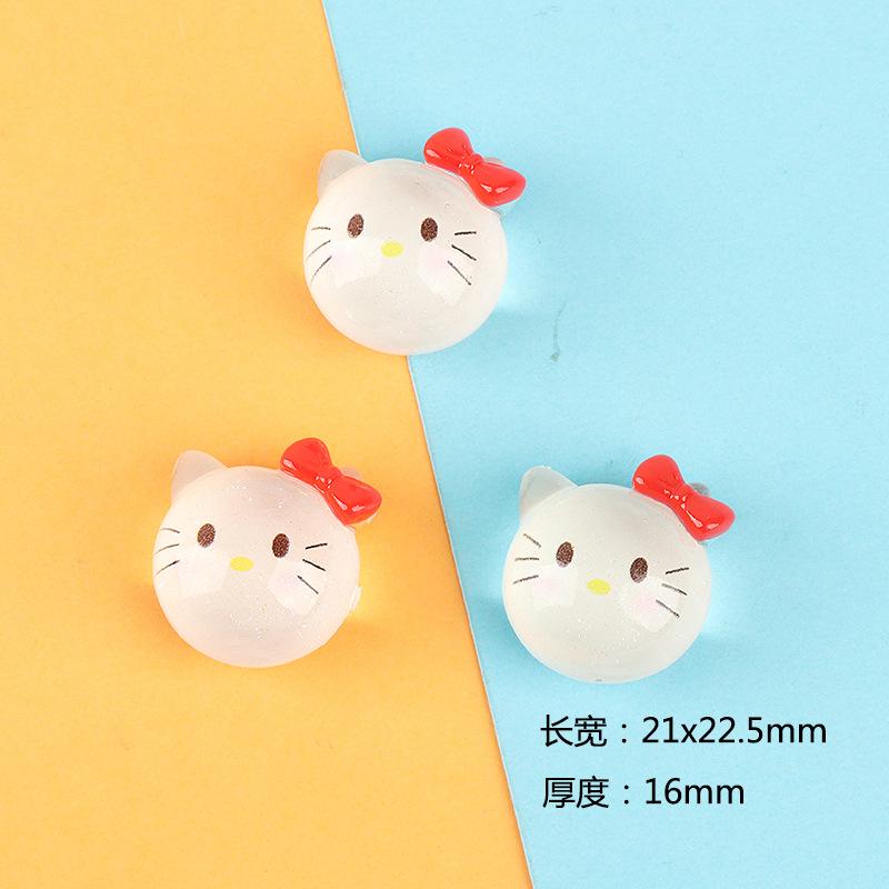 Charm tròn phát sáng DIY trang trí điện thoại (FF-325)