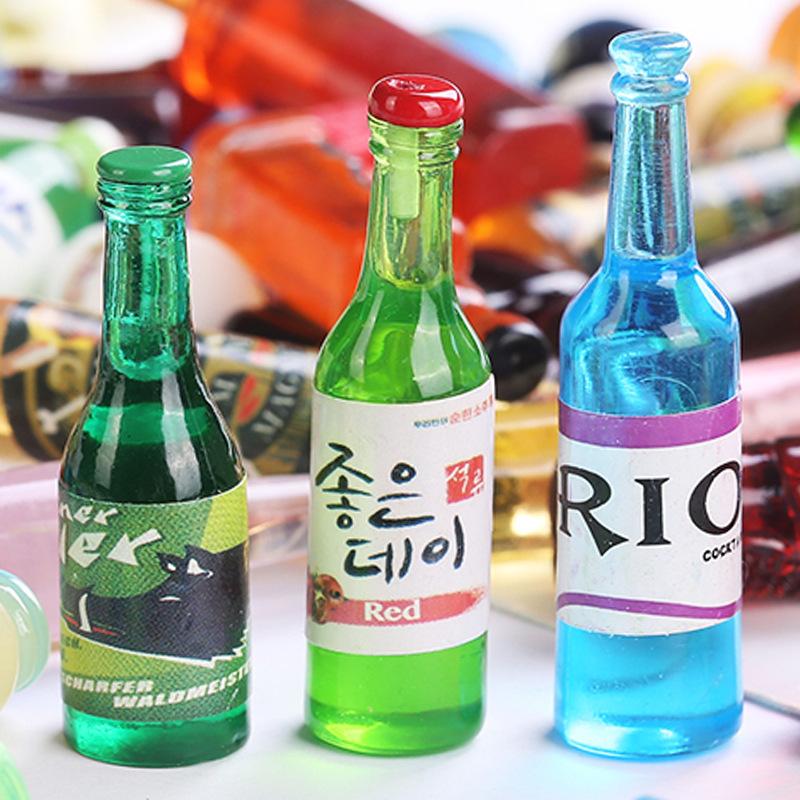 网红爆款微缩瓶子迷你食物树脂模型小礼品娃娃机公仔快递包裹盲盒