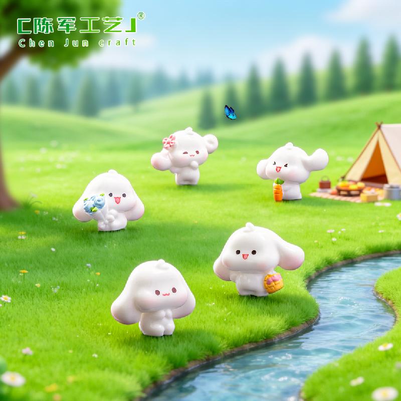 Phụ Kiện Tiểu Cảnh Thỏ Du Xuân Mini Trang Trí Tiểu Cảnh (PK-188)
