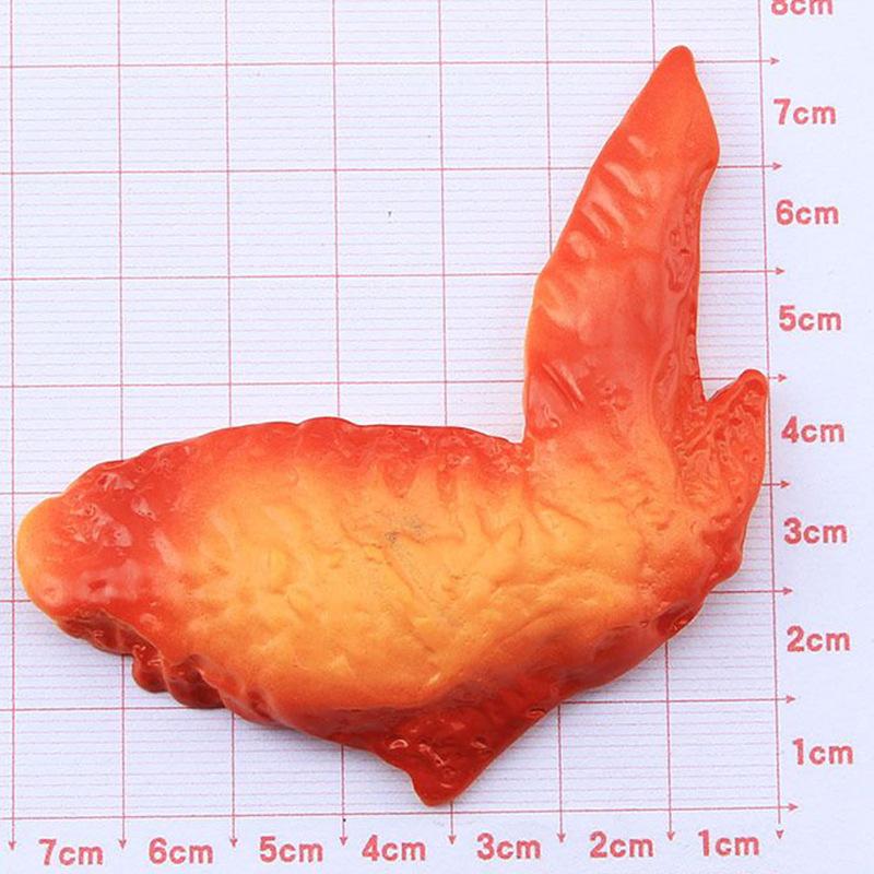 卡通食玩鸡翅 新款树脂配件DIY奶油胶手机壳饰品头饰发夹冰箱贴