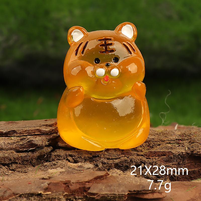 Charm hổ phát sáng DIY trang trí xe hơi & chìa khóa (FF-303)