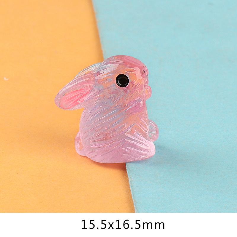 Charm thỏ phát sáng DIY trang trí tiểu cảnh (FF-272)