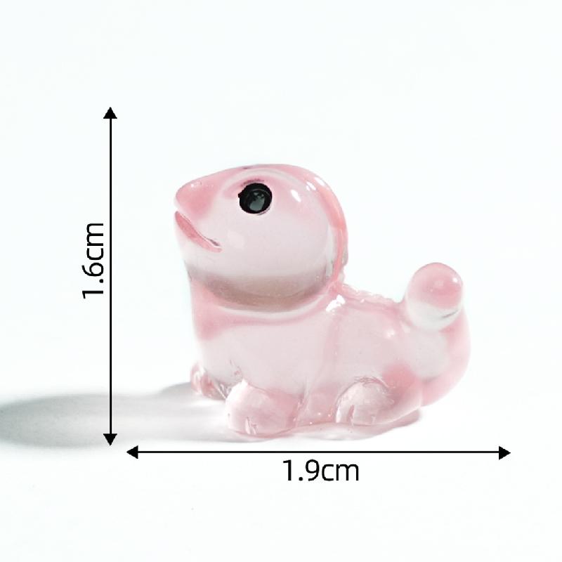 Tiểu cảnh tắc kè nhỏ phát sáng DIY, phụ kiện tiểu cảnh mini resin garden treo bàn đáng yêu cute (ZC-1436)