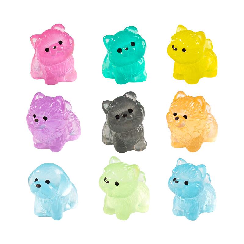 Tiểu cảnh chó phát sáng DIY, phụ kiện treo tiểu cảnh mini micro scene dễ thương (ZC-890)