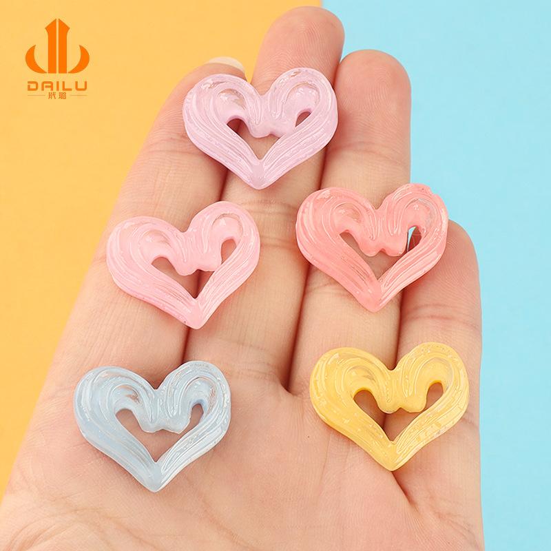 Charm trái tim phát sáng DIY trang trí vỏ điện thoại (FF-469)