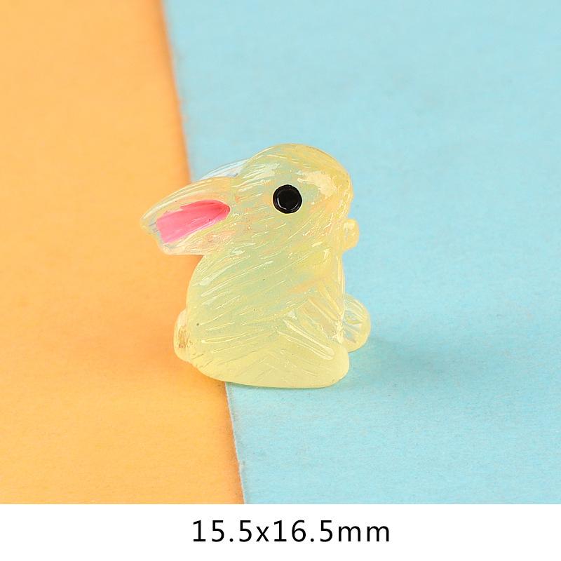 Charm thỏ phát sáng DIY trang trí tiểu cảnh (FF-272)