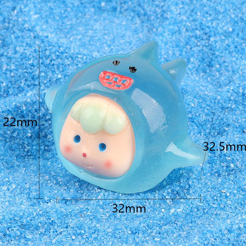 Charm sinh vật biển phát sáng DIY trang trí để bàn (FF-10)