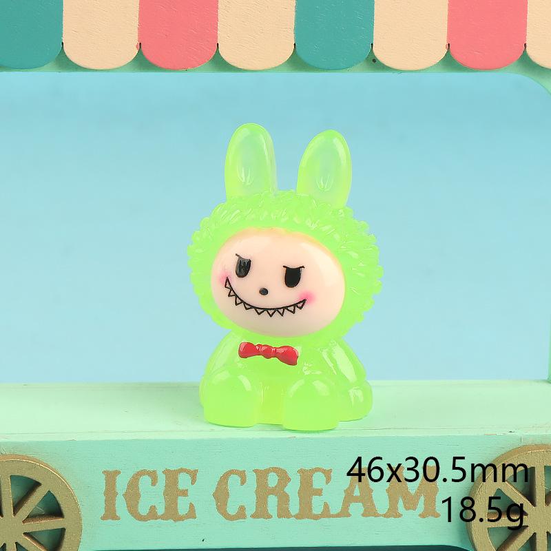 Charm thỏ phát sáng DIY trang trí chìa khóa (FF-430)