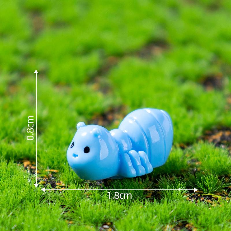 Tiểu cảnh côn trùng phát sáng: kiến, sâu, DIY, phụ kiện bàn tiểu cảnh mini (ZC-538)