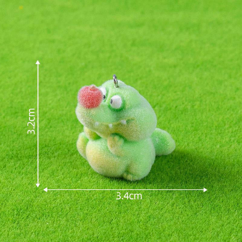 Tiểu cảnh thú bông nhung DIY, phụ kiện treo tiểu cảnh mini móc khóa túi cute (ZC-889)