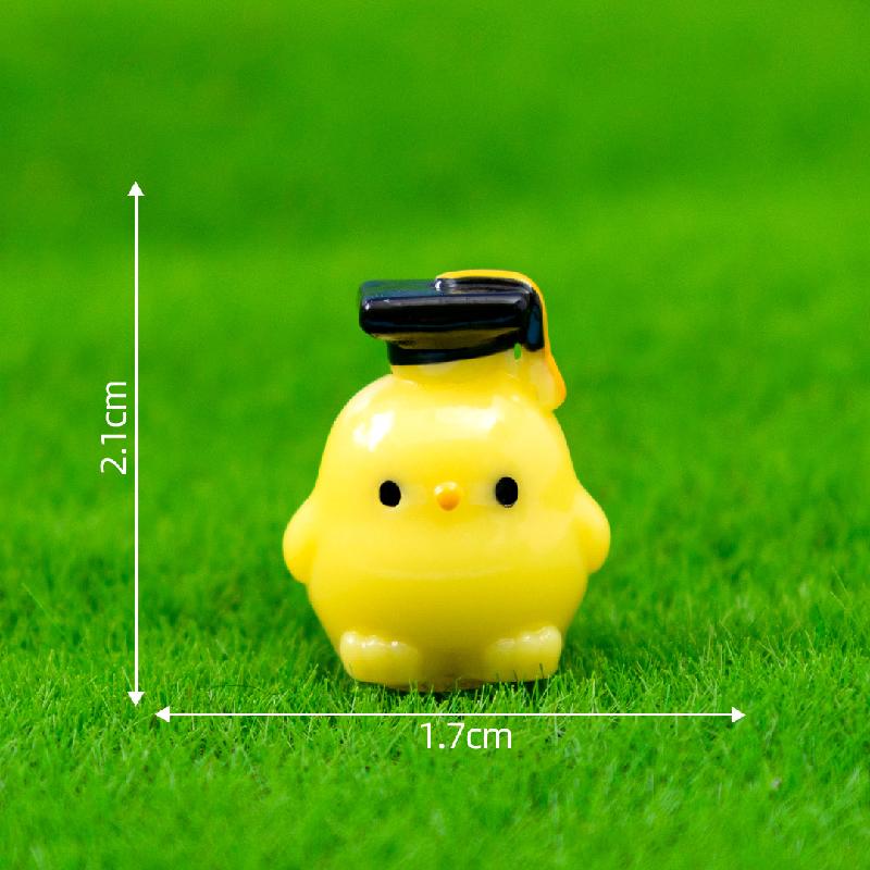 Tiểu cảnh ếch và cú mũ tiến sĩ DIY, phụ kiện tiểu cảnh mini treo bàn garden cute (ZC-1115)