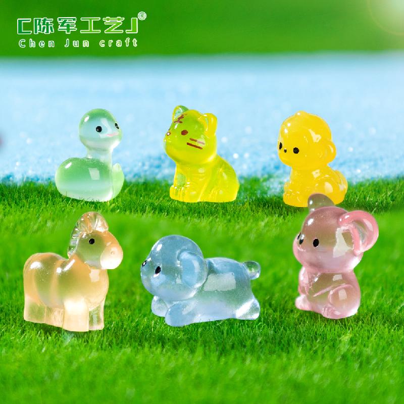 12 con giáp phát sáng – Bộ sưu tập con giáp mini dạ quang, trang trí tiểu cảnh (M-1369)