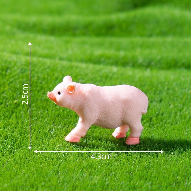 Tiểu cảnh nông trại: bò, cừu, DIY, phụ kiện bàn tiểu cảnh mini đồng quê nhỏ xinh (ZC-157)