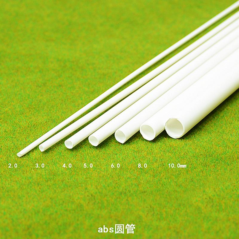 Phụ Kiện Mô Hình Thanh Nhựa ABS Tròn Đặc Rỗng Dài 50cm (MH-26)