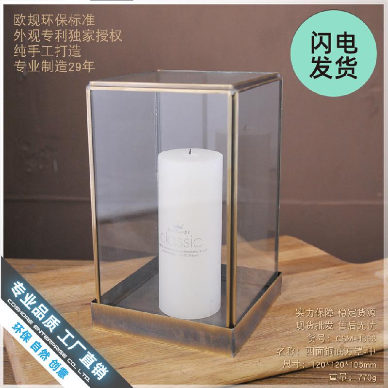 Chậu Đa Giác Chụp kính hình học decor phòng khách (DG-121)