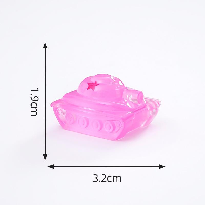 Tiểu cảnh xe tăng phát sáng DIY, phụ kiện tiểu cảnh mini resin treo bàn micro landscape (ZC-1397)