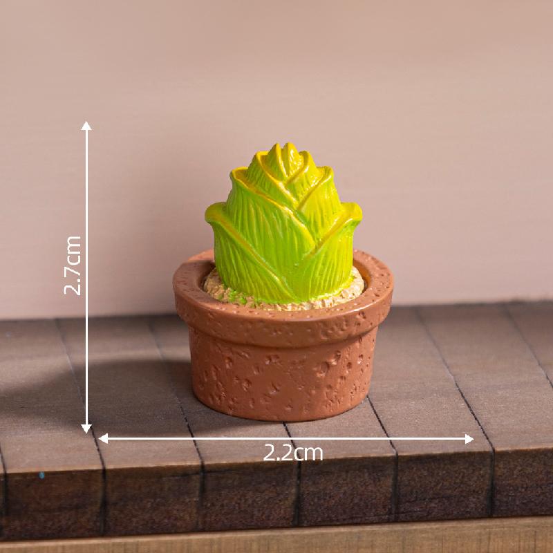 Tiểu cảnh rau củ DIY, phụ kiện tiểu cảnh mini bàn thu nhỏ đáng yêu, cute và bắt mắt (ZC-897)