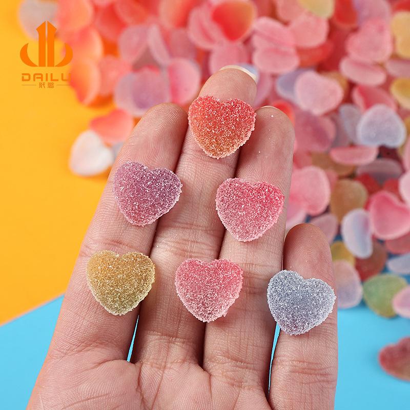 Charm LaBuBu 五角星爱心奶油胶手机壳软胶饰品配件diy材料包手工自制水晶滴胶