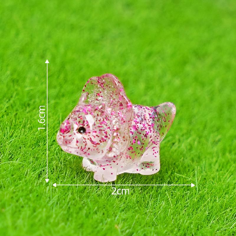 Tiểu cảnh rùa & kỳ nhông phát sáng DIY, phụ kiện tiểu cảnh mini resin garden treo bàn đáng yêu cute (ZC-1467)