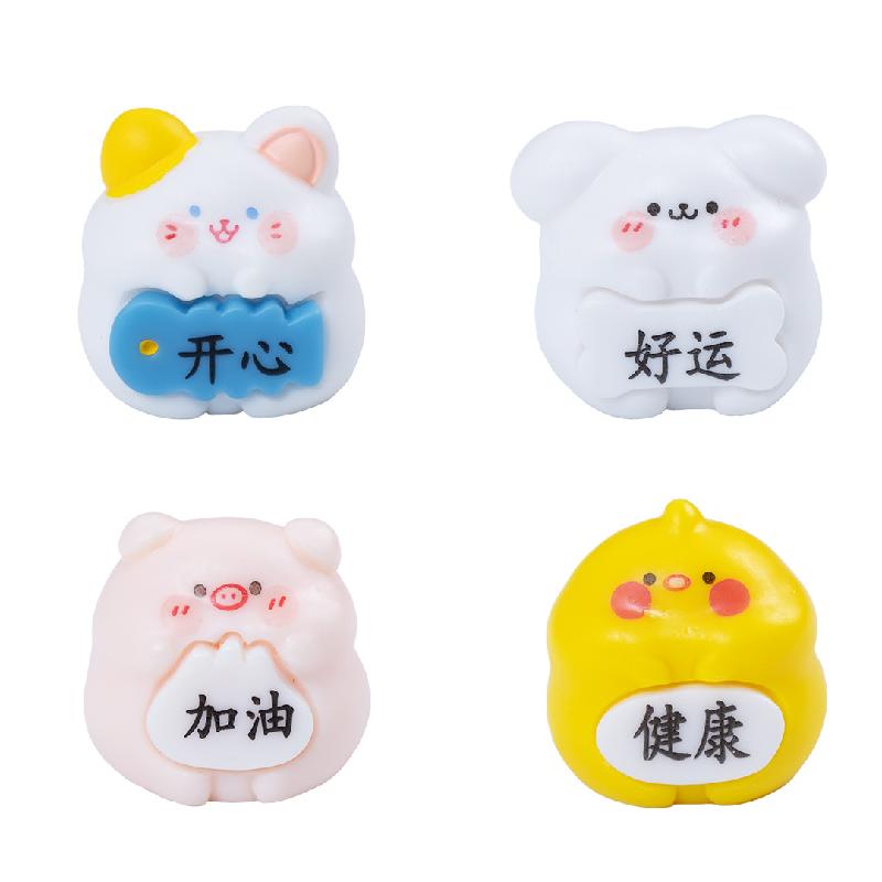 Tiểu cảnh thỏ nhỏ DIY, phụ kiện tiểu cảnh mini bàn garden resin micro đáng yêu cute (ZC-1400)