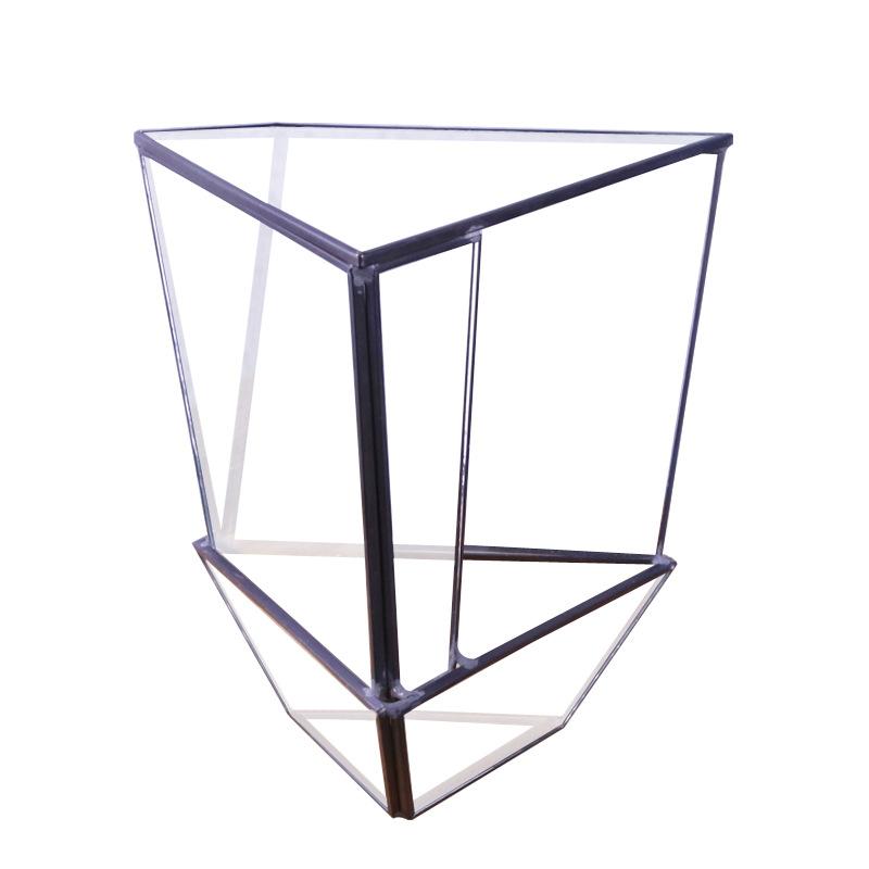 Chậu Đa Giác 创意苔藓微缩景观玻璃花房器皿造景流水花器多肉植物温室大棚花盆