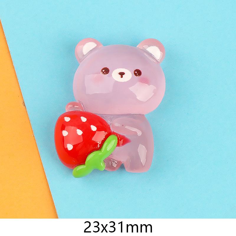 Charm gấu phát sáng DIY trang trí điện thoại (FF-466)