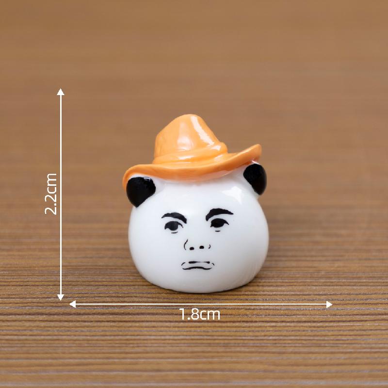 Tiểu cảnh panda quái DIY, phụ kiện tiểu cảnh mini bàn treo đáng yêu, cute (ZC-1082)