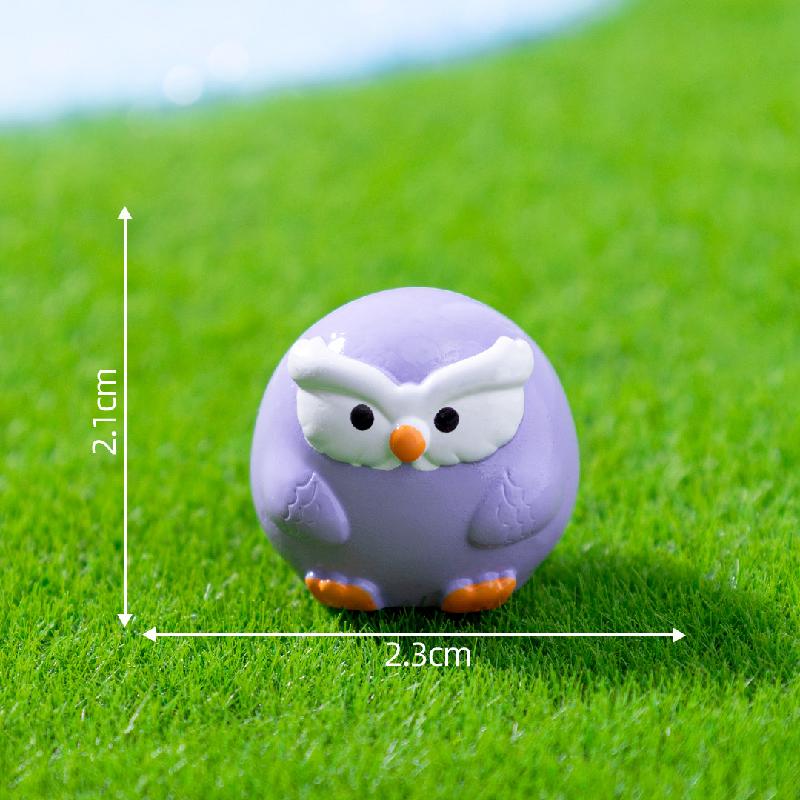 Tiểu cảnh panda tròn DIY, phụ kiện tiểu cảnh mini bàn thu nhỏ đáng yêu, cute (ZC-1039)