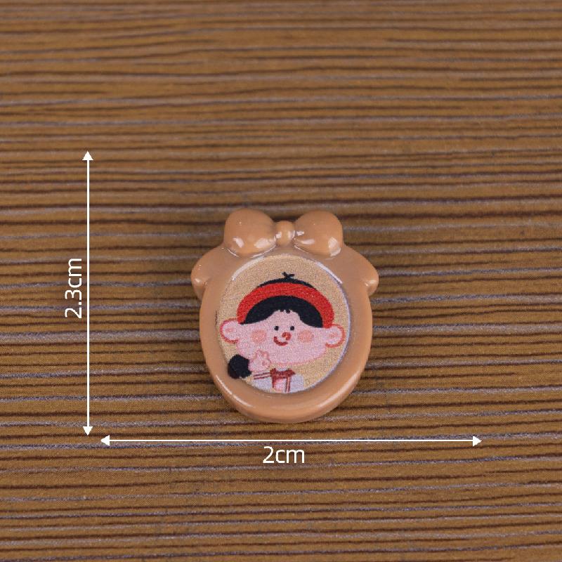 Tiểu cảnh tranh tường, chậu sen đá, nhà búp bê DIY, phụ kiện bàn resin tiểu cảnh mini (ZC-348)