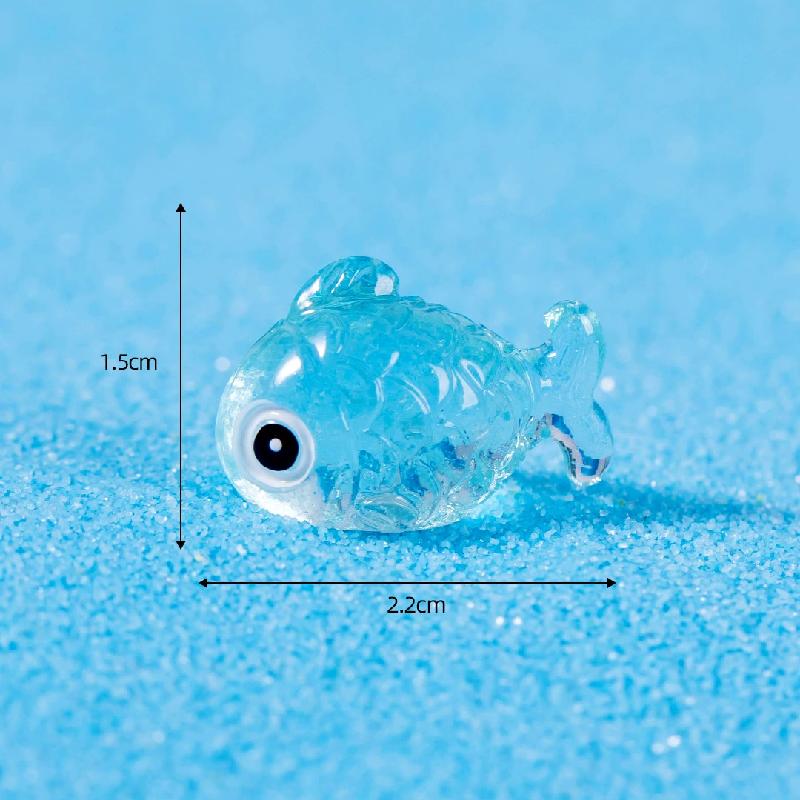 Tiểu cảnh cá phát sáng nhiều màu trang trí bể cá DIY (ZC-1036)