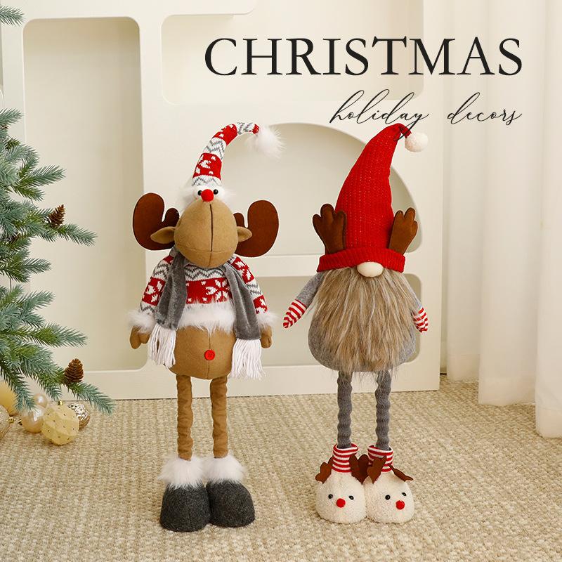 Trang Trí Noel Trang trí Noel: Gnome ông già Noel nhỏ trang trí cửa sổ