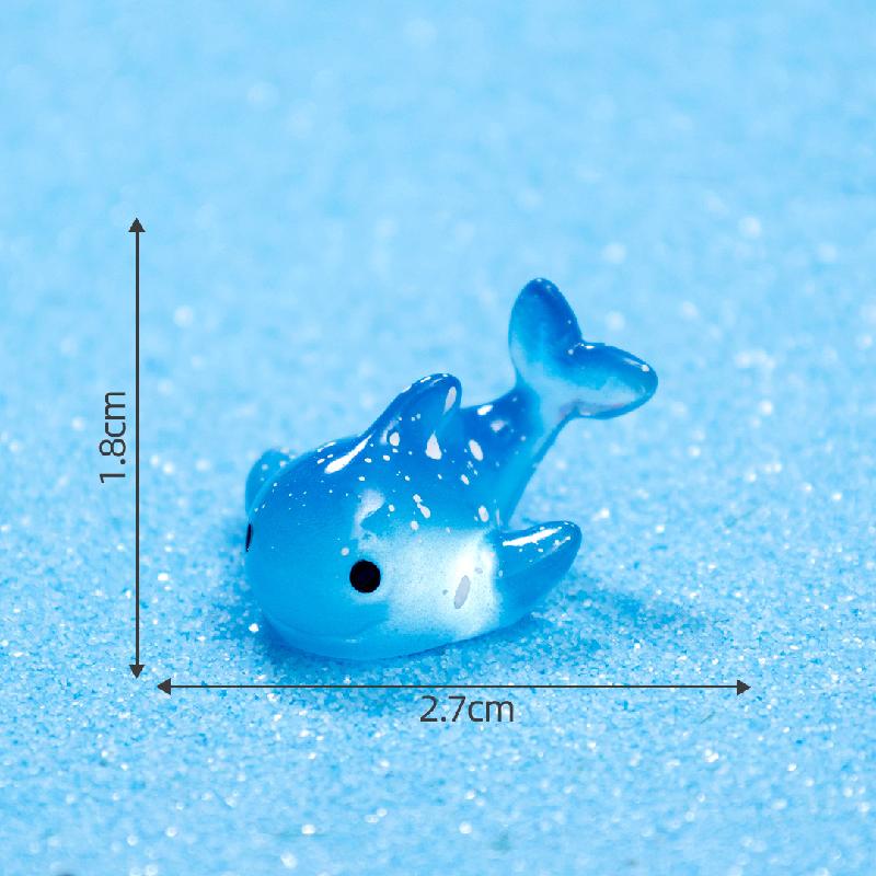 Tiểu cảnh bạch tuộc, cua biển phát sáng DIY, phụ kiện bàn tiểu cảnh mini (ZC-740)