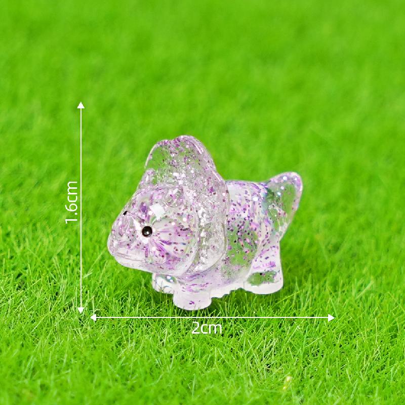 Tiểu cảnh rùa & kỳ nhông phát sáng DIY, phụ kiện tiểu cảnh mini resin garden treo bàn đáng yêu cute (ZC-1467)