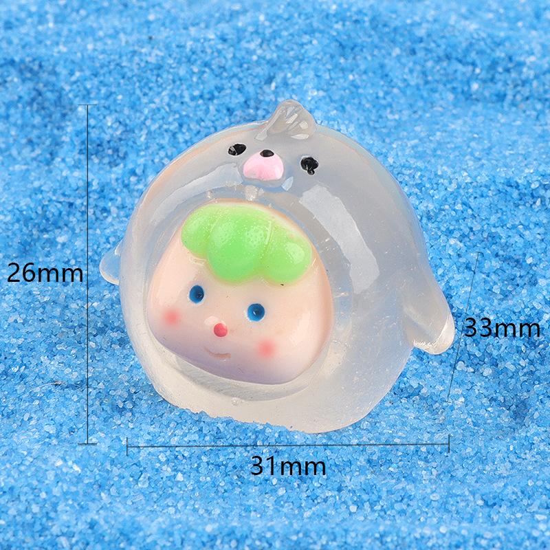 Charm sinh vật biển phát sáng DIY trang trí để bàn (FF-10)