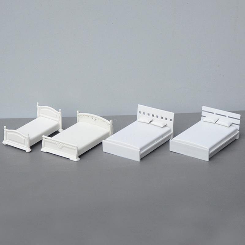 Phụ Kiện Mô Hình Sofa Giường Mini Mô Hình Nội Thất Tỷ Lệ 1:25 (MH-101)