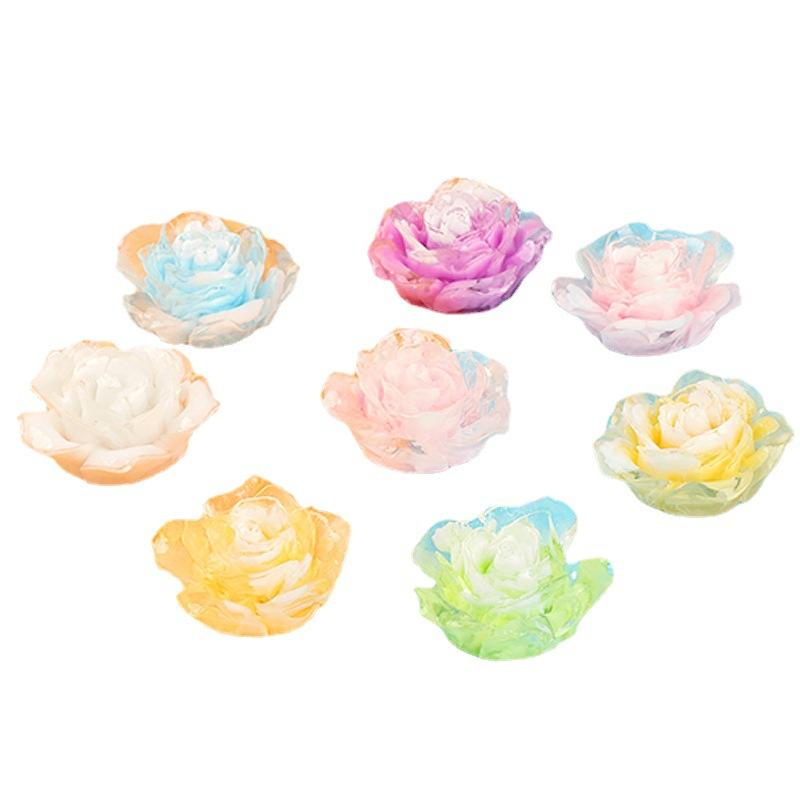 Charm hoa hồng phát sáng DIY trang trí điện thoại (FF-489)